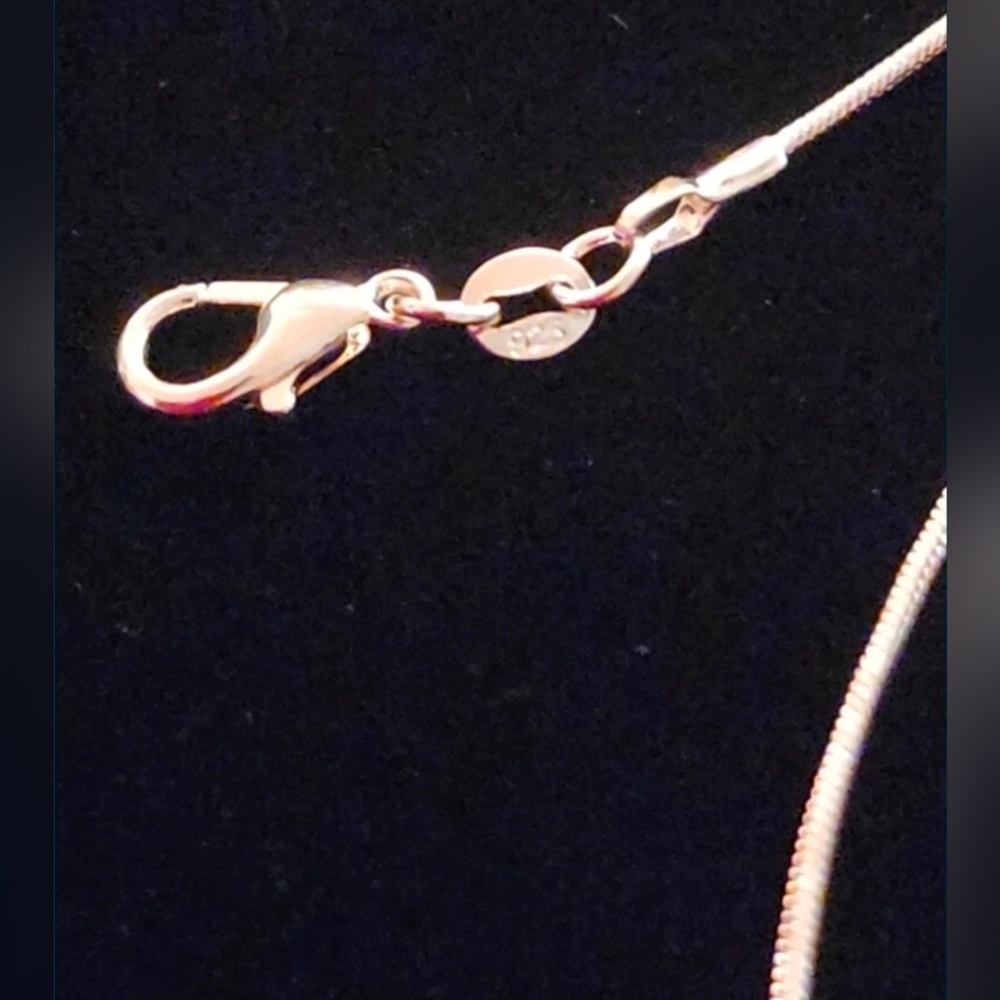 925 Sterling Silver 1.2mm Snake Chain Necklace Lobster Clasp Closure 24" AND 26" - Picture 6 of 6